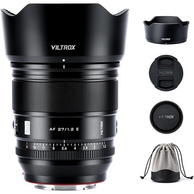 Viltrox AF 27mm F1.2 Pro APS-C AutoFocus Lens for Sony E-mount Mirrorless Camera