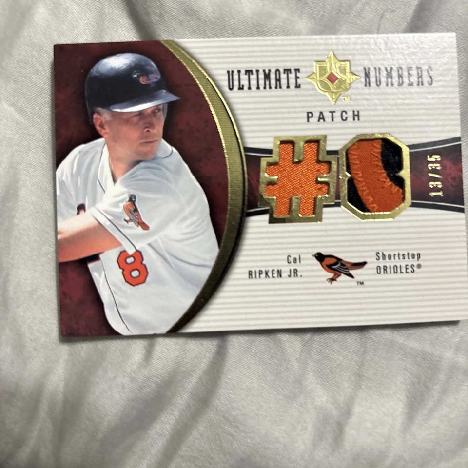 2006 UD Ultimate Numbers Cal Ripken Jr Patch /35 Jersey Orioles - Image 2 of 4