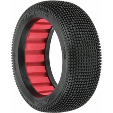 AKA Products INC. 1/8 Diamante Soft F/R Off-Road Buggy Tires 2 Super