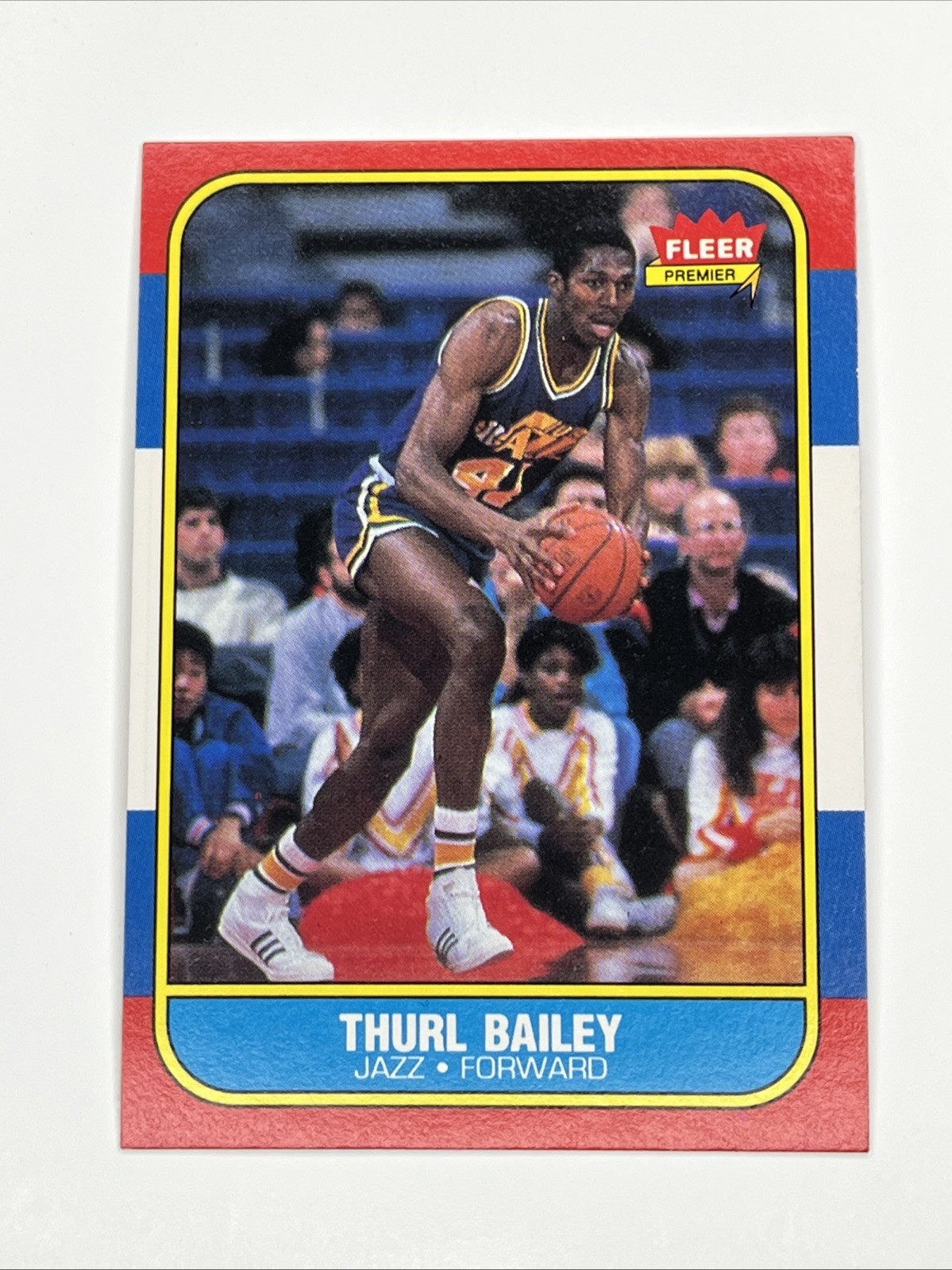 1986-87 Fleer #6 Thurl Bailey Rookie RC Utah Jazz