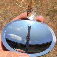 1pc Outdoor Solar Lighter Fire Starter Waterproof Windproof Camping Tool - NEW