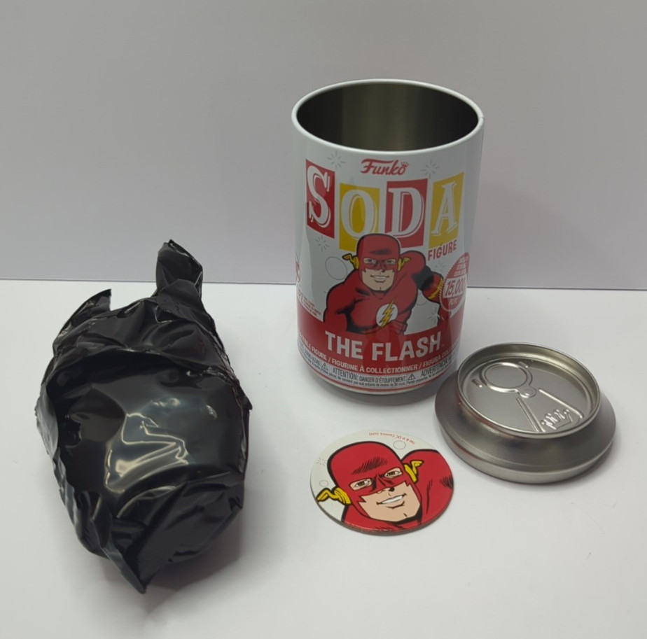 Funko Soda Can The Flash DC Comics WB Shield Opened Can Sealed Figure 2020