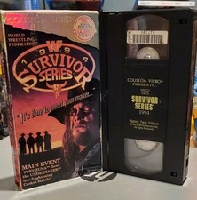 WWF Survivor Series 1994 (VHS, 1994) Undertaker Hitman Backlund Yokozuna Diesel