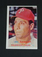 Joe Lonnett 1957 Topps ROOKIE CARD #241. rookie card picture