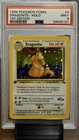 1999 POKEMON FOSSIL 1ST EDITION #4 DRAGONITE-HOLO PSA 9