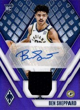 2023-24 Panini Phoenix RPA Rookie Jersey Auto Ben Sheppard RC /99 Purple