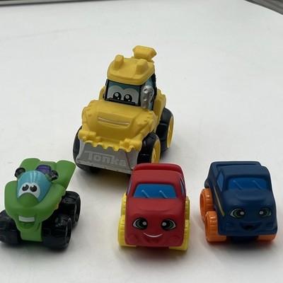 Hasbro Tonka Chuck and Friends Lot of 4 2008-2011 Tow Truck ATV Car Pickup