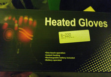 Battery Heated Gloves S-220 Rechargeable Black 2XL Winter Outdoor Sports