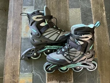 Rollerblade Zetrablade W Women’s Adult Fitness Inline Skates Size 9 Teal