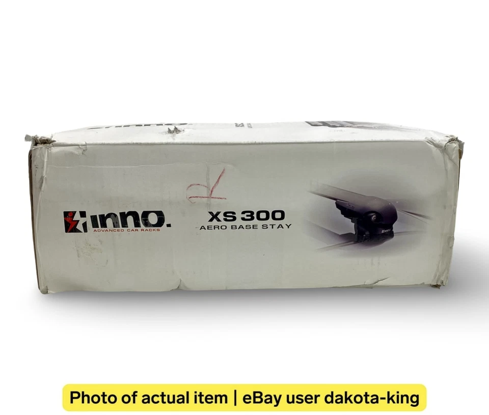 INNO XS300 Aero Estancias/Torres Base Bajo Perfil para Puntos Fijos FLUSH Juego de 4 Foto 2 de 4