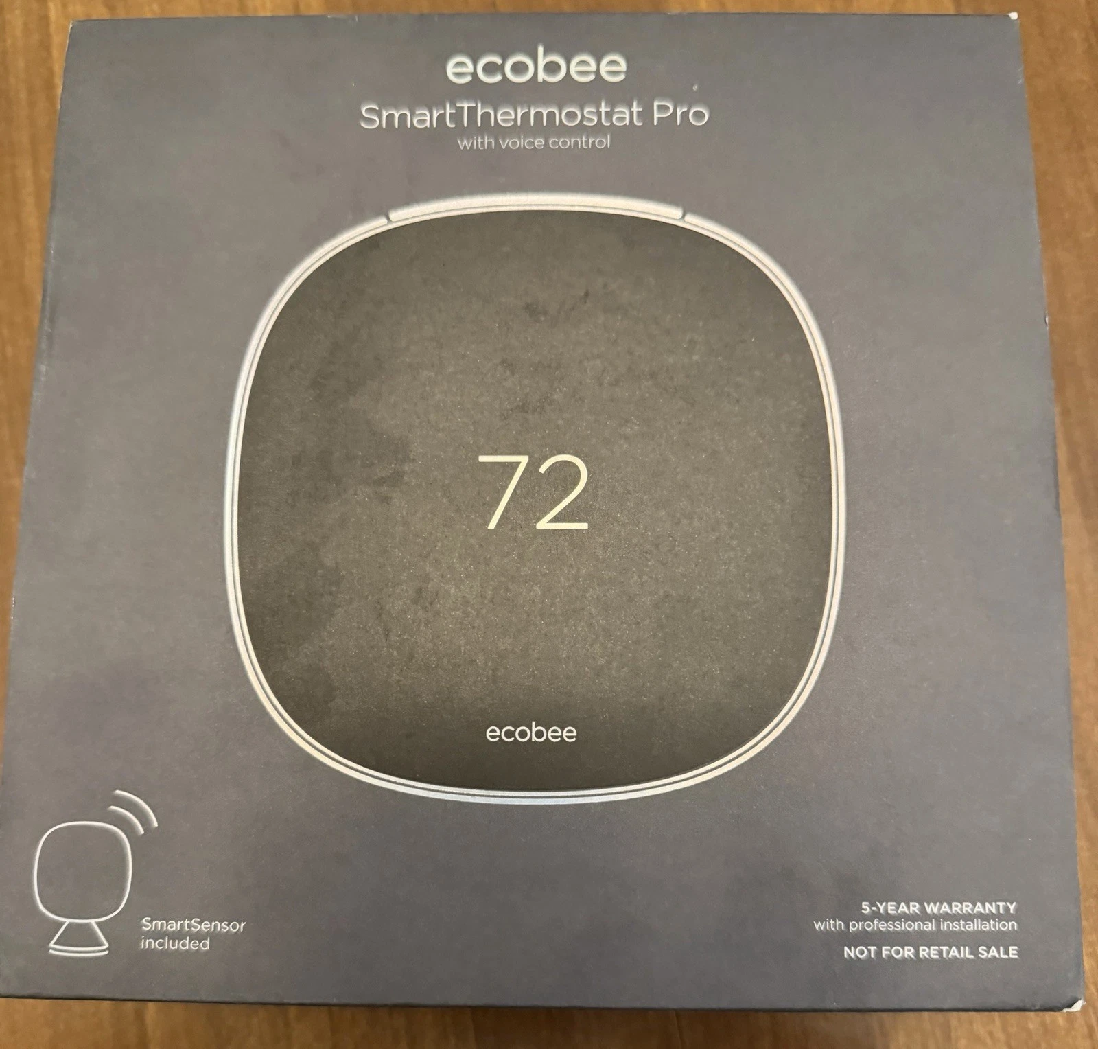 ecobee EB-STATE5P-01 for Pro Smart Thermostat Premium SmartSensor Wi-Fi Voice
