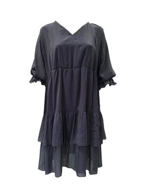 Marina Rinaldi Women's Black Defile Shift Dress Size 20W/29 NWT
