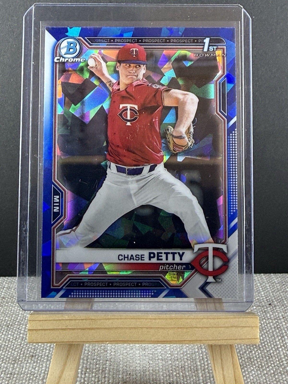 2021 Bowman Chrome Draft Sapphire Edition - Chase Petty #BDC-49 (RC)