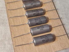 0.22 uF 200 V / 400 V / 1000 V  K40Y-9 Paper-In-OiL PIO AUDIO CAPACITORS, NOS
