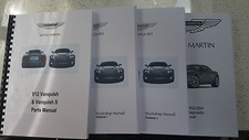 Produktbild - ASTON MARTIN V12 VANQUISH 01-07 TEILE WERKSTATT & OBD HANDBUCH SET NACHGEDRUCKT