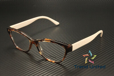 PRADA PR 03WV 07R1O1 Caramel Havana Demo Lens 53 mm Women's Eyeglasses
