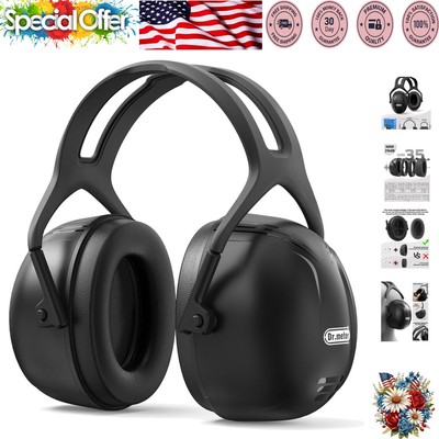 Comfortable & Reliable Noise Cancelling Ear Muffs with Adjustable Fit - SNR 35dB