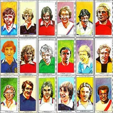Sun Soccercards 1978 1979 Single Football Player Cards - Various Nos 121 to 200
