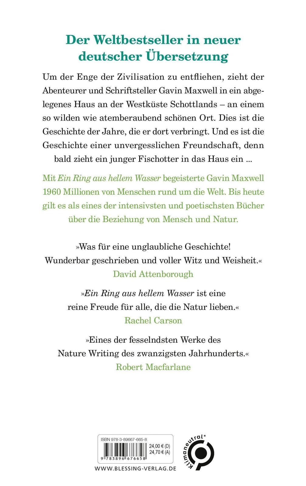 Thumbnail - Ein Ring Aus Hellem Wasser Gavin Maxwell Buch 336 S. Deutsch 2021