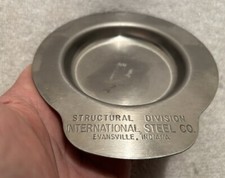 Vtg. Tray International Steel Co. Evansville IN Built LSTs During World War II