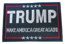 Trump Make America Great Again MAGA Flag Hook Loop Patch