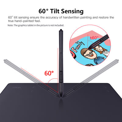 Battery-Free Stylus 8192 Levels Pressure Pen For VINSA Graphics Drawing Tablet