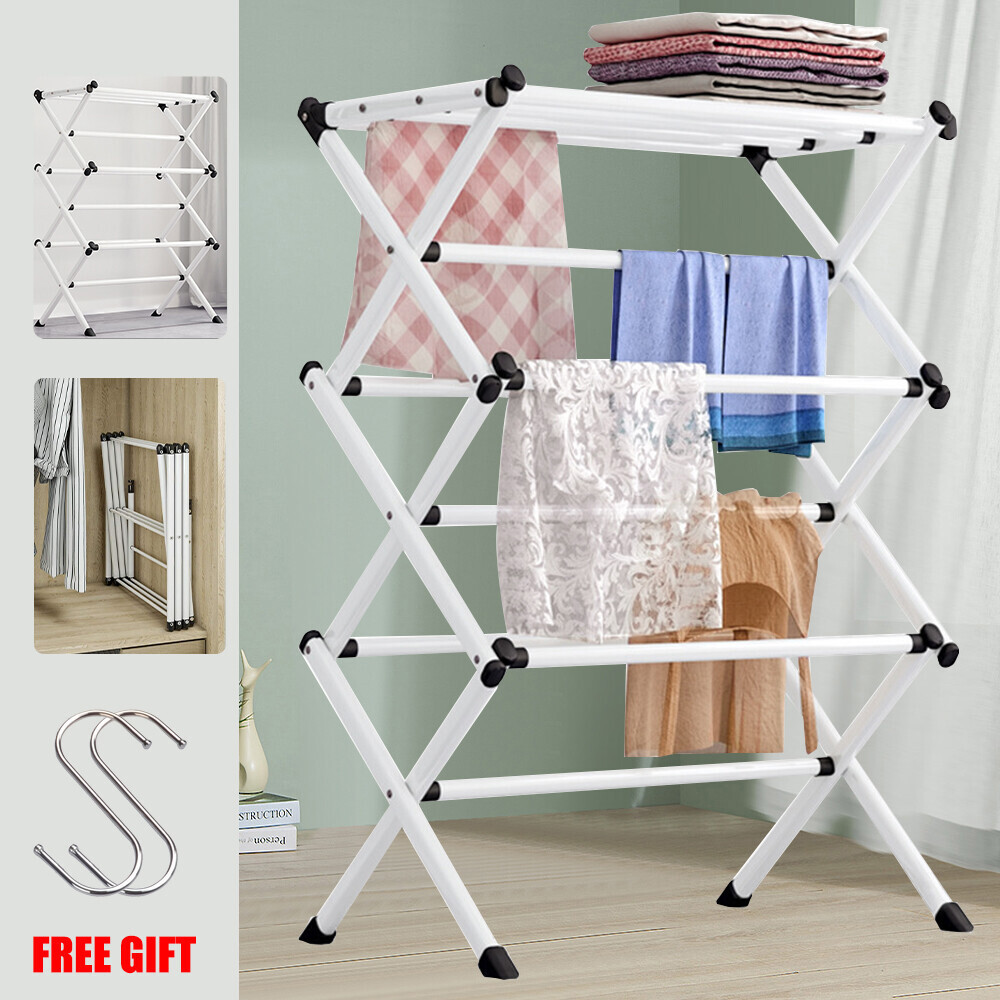 Heavy Duty Airer Clothes Drying Rack Clothes Horse Indoor Outdoor Laundry  Rack++ - Main Image