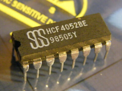 20 PCS HCF4052BE Dual 4-Channel Analog Multiplexer