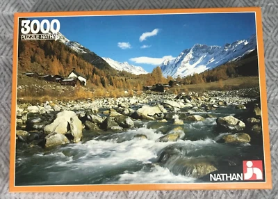 Puzzle 3000 pièces Nathan 1988 vintage jigsaw traditionnelle 84.5 cm x 120 cm - Photo 1/4