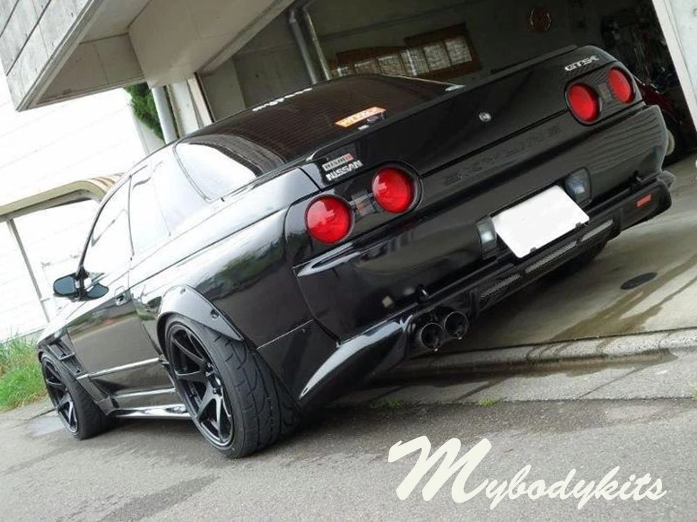 NEW SET OF 4 FENDER WHEEL FLARES SUIT NISSAN R32 SKYLINE COUPE 6CM 6.2CM WIDE