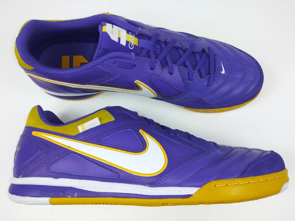 Mens Rare Nike5 Gato LTR Indoor Soccer Shoes 415123-508 Purple eBay