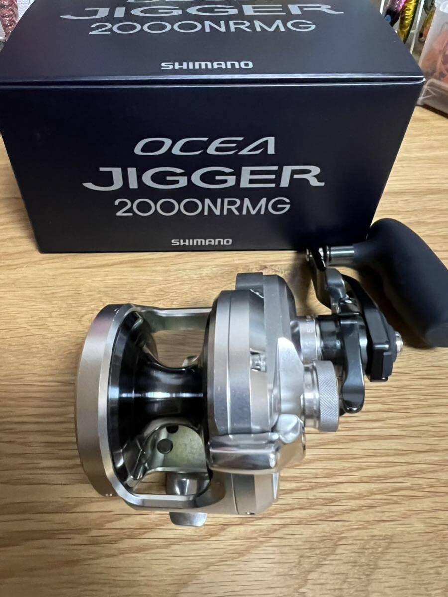 Shimano 21 Ocea Jigger 2000NRMG Baitcasting Reel Right Used Shimano 21 Ocea Jigger 2000NRMG Baitcasting Reel Right Used