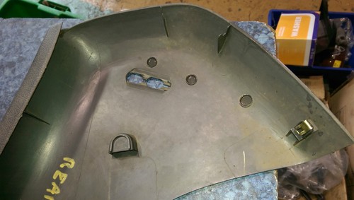 Toyota Hilux Surf (1989-1996) N/S Passenger Inner C Post Lower Trim Panel Cover - Picture 8 of 9