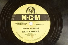 Tommy Edwards - 78 RPM MGM (Christmas) - Kris Kringle L22