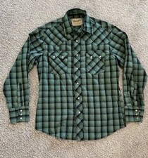 Vintage Wrangler Pearl Snap Small Multicolor Long Sleeve Western Shirt