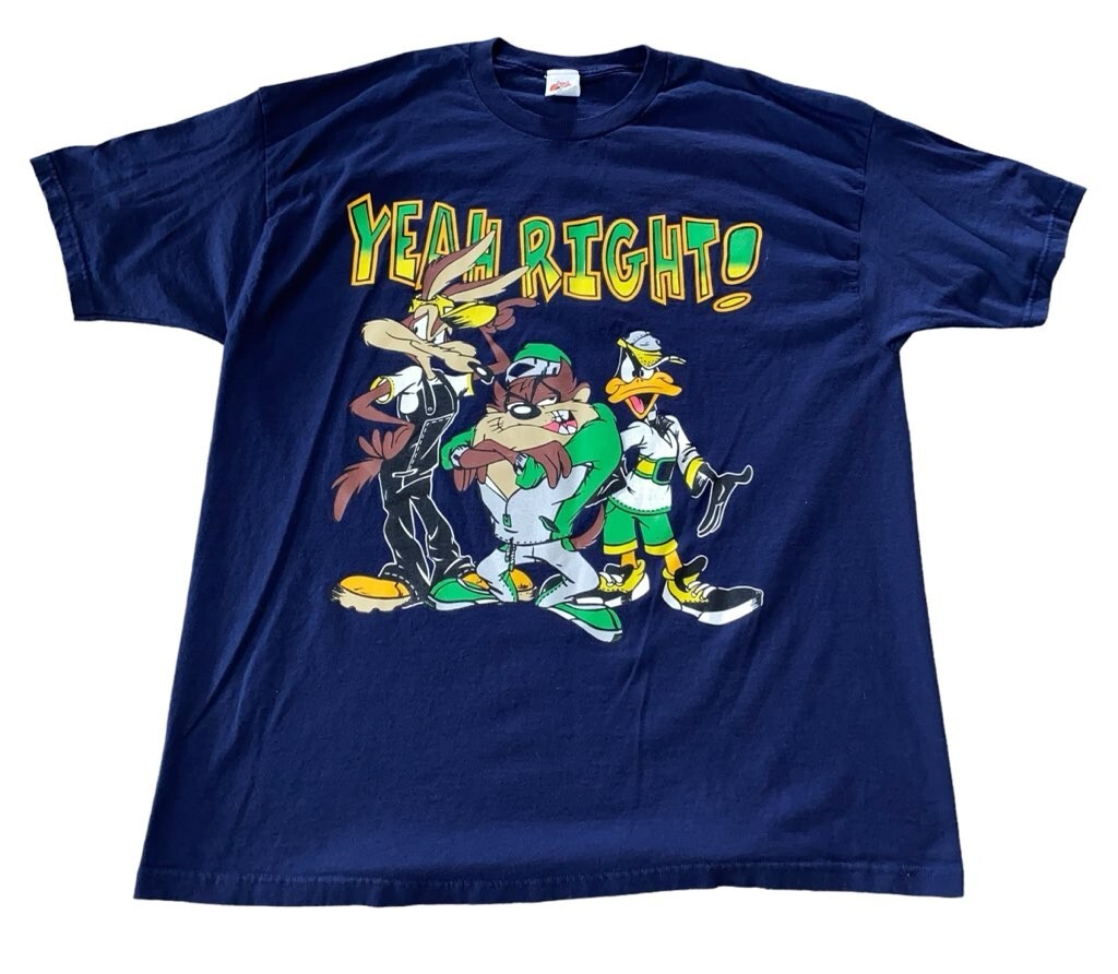 Looney Tunes Gangster All Over Print 1997 T-Shirt Size XL