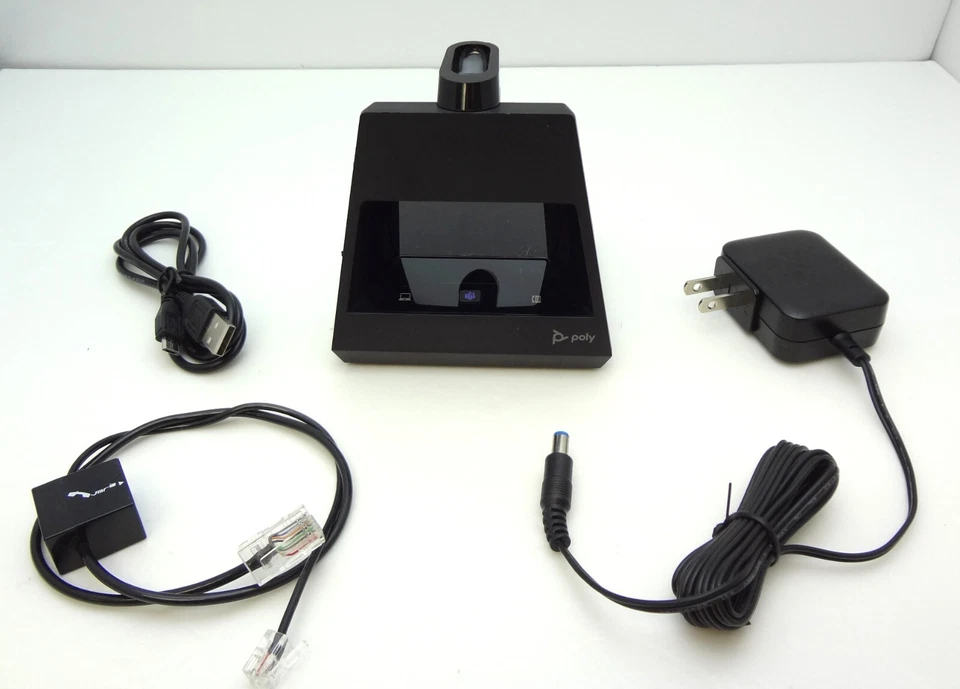 POLY Voyager 5200 Office 2-Way Base (MS Teams) with all cables for Phone & PC - Image 2 of 2