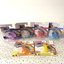 Hasbro My Little Pony Clear Mini Figures Collection-Rarity-Rainbow-Pinkie-Apple