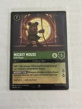Mickey Mouse Artful Rogue 88/204 NonFoil Super Rare Disney Lorcana first chapter