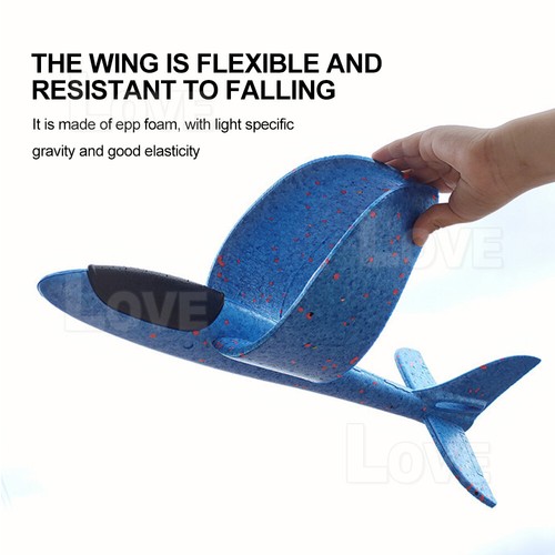 Extra Large Foam Flying Gliders Plane Aeroplane Kids Children Outdoor Toy 2 Size - Picture 5 of 18