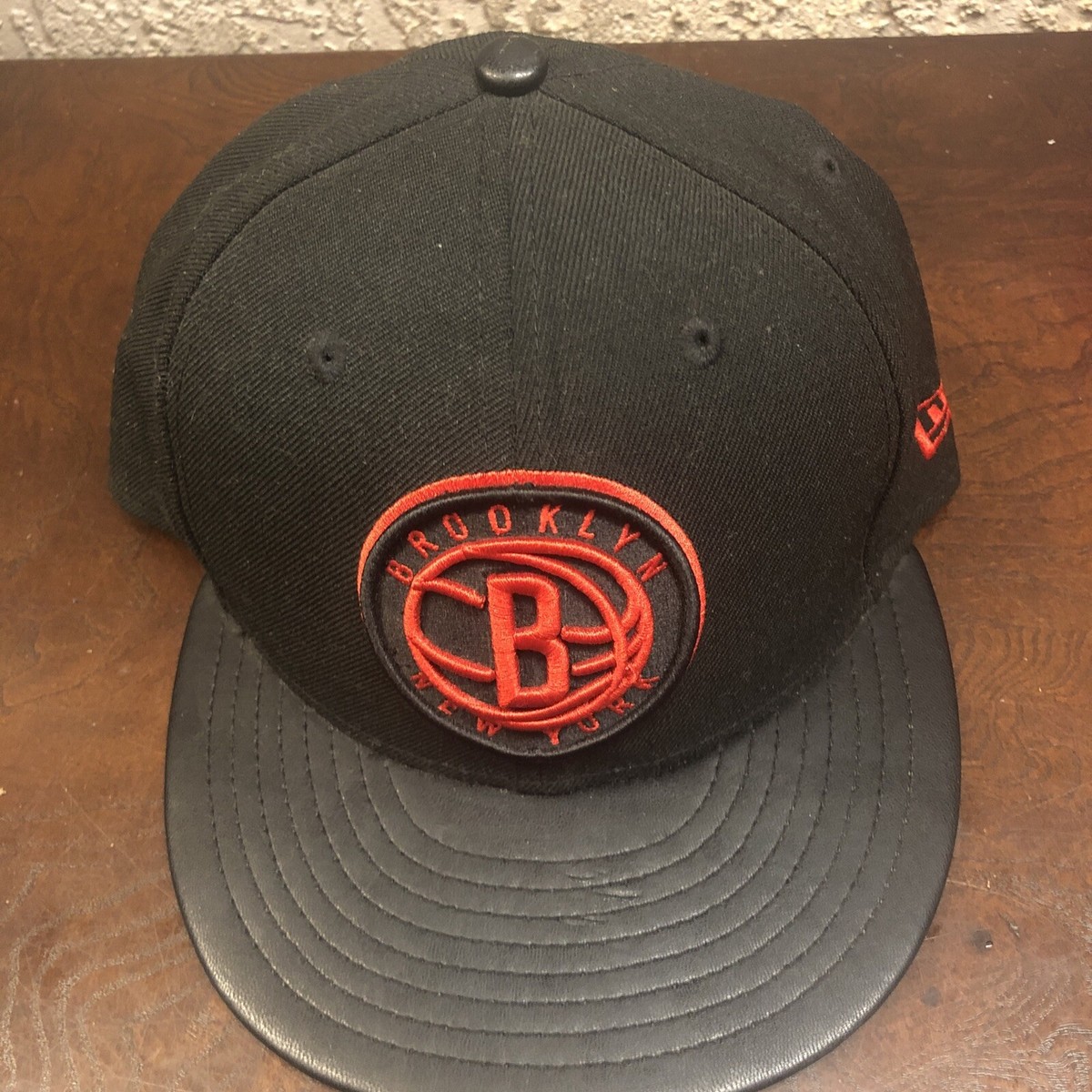 New Era Brooklyn New York 9fifty Snapback black/red hat cap NBA