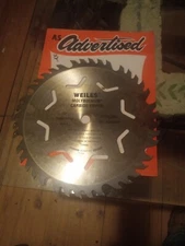 Weiles 10" 5/8"Arbor,40 Tooth Molybdenum Carbide Tipped Saw Blade Pre- owned