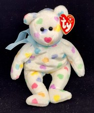Ty Beanie Babies Vintage Kissme Bear 2001 NWT Plush
