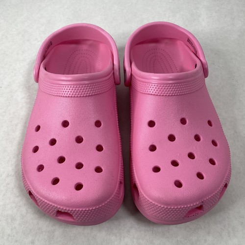 Crocs classic clogs pink mens size 8 