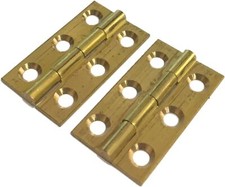 Butt Hinge 50mm x 28mm (2 x 1.1/8 Inch) Solid Brass
