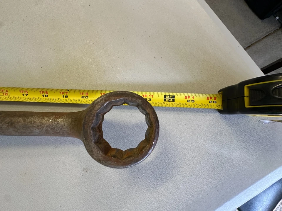 De colección Williams Superrench No. 8041 1-5/8" x 1-7/16" EE. UU. 24" llave enorme 1 Foto 2 de 4