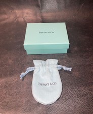 Tiffany  Co. Empty Packaging Blue Jewelry Gift Box 3.75  X2.9  X1.4   Pouch .