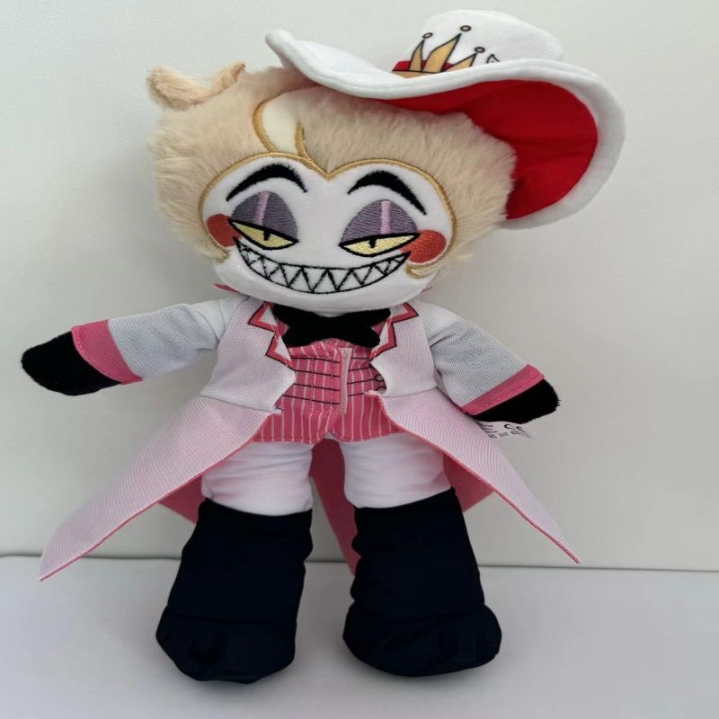 Figura de peluche Hazbin Hotel Lucifer Morningstar 35 cm juguete suave Navidad