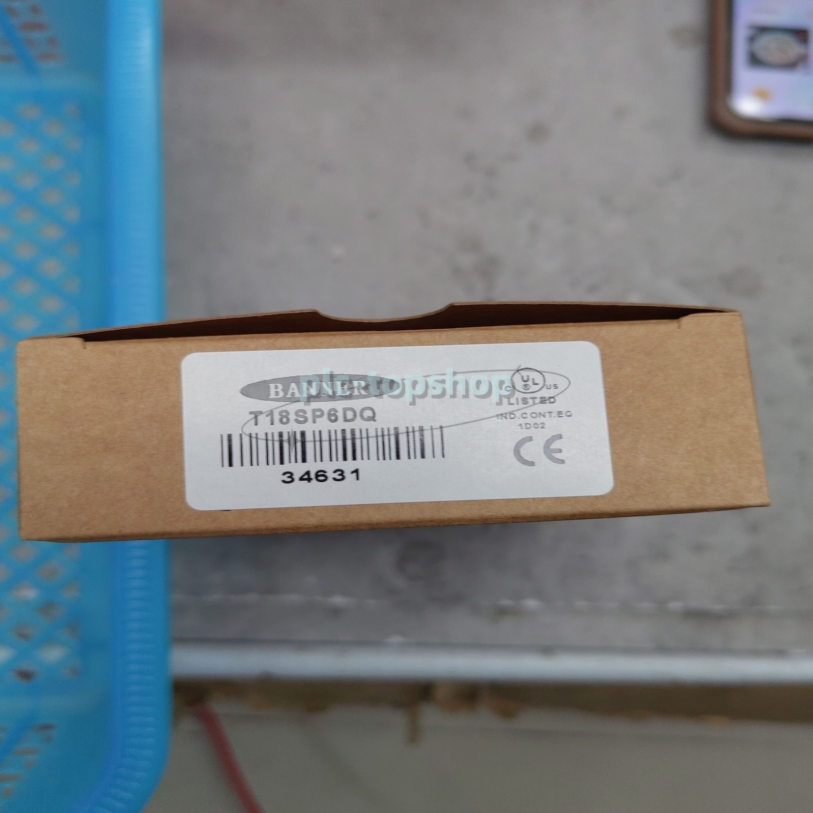 Sensor Fotoelétrico Difuso Pnp M18 T18sp6dq Conector =banner