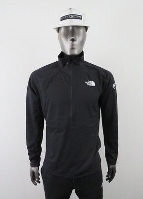 #ad Mens North Face Summit 1 2 Zip Futurefleece Fleece Sweater Pullover Jacket Black $84.00